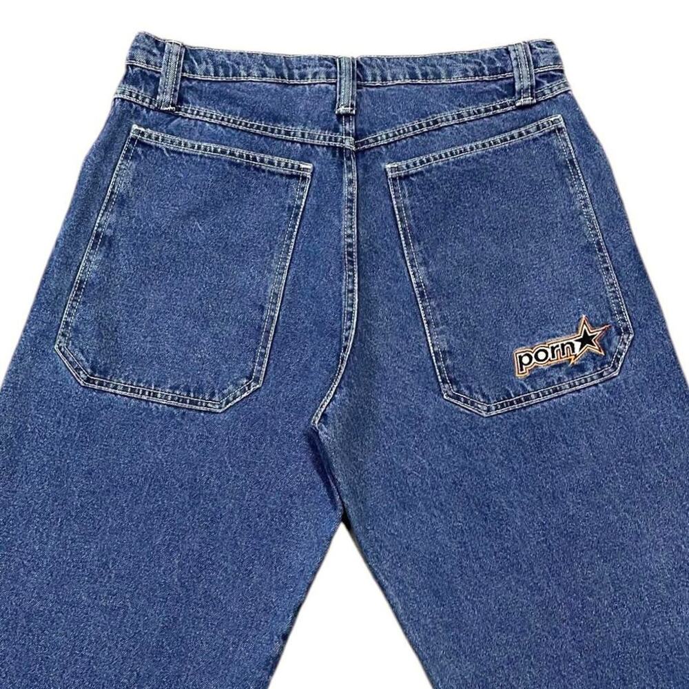 RARE Vintage Y2K Porn Star Jeans 2000s archival skater grunge streetwear baggy